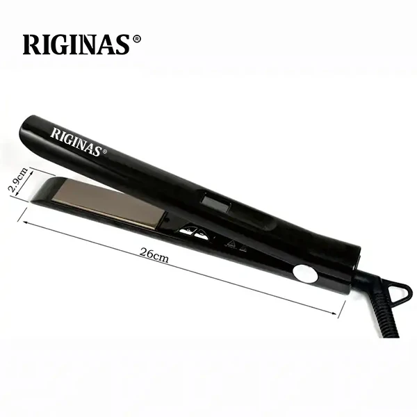 Riginas Professional Ceramic Hair Straightener Popular Titanium Flat Iron Hair Straightener