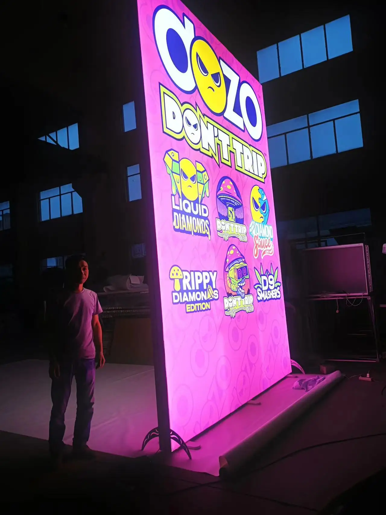 Portable LED Backlit Fabric Light Box for Indoor Trade Show Equipment Exhibition Advertising Light Box Trade Show Fair Booth