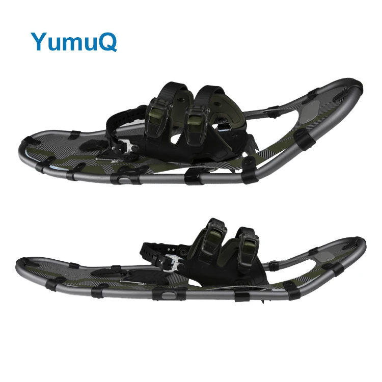 YumuQ Heel Riser Snow Shoe Mountain Snowshoes Hiking With Heal Lift Aluminum Plastic For Kids