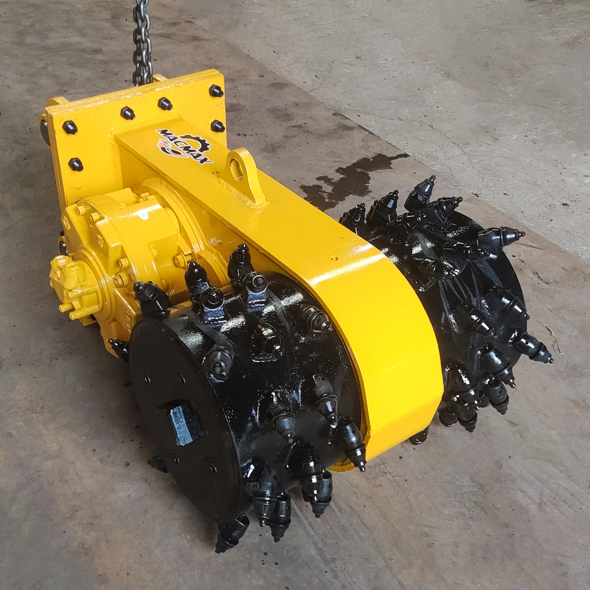 Hydraulic milling machine drum cutter excavator attachment rock crusher for sale at factory price