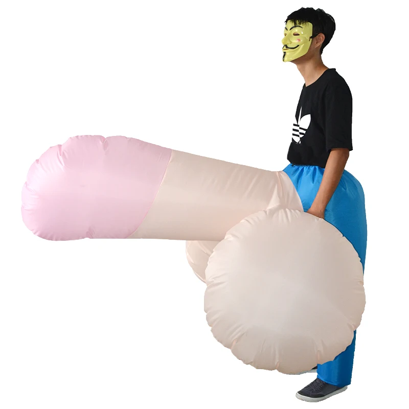 Mens Inflatable Costume Christmas Costume Adult Cosplay Party Blow Up Fancy Dress Inflatable Bachelor Party Costume
