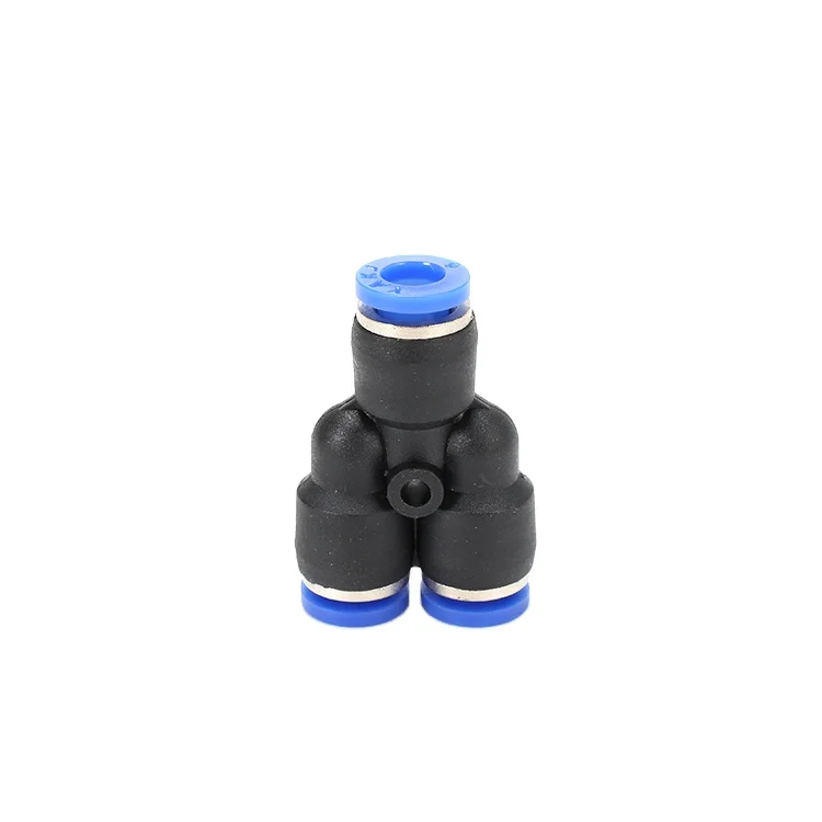 
PY 3 Way Equal Y-shape Tee Union PlasticTube-to-Tube Adaptor Pneumatic Air Tube Pipe Fittings 