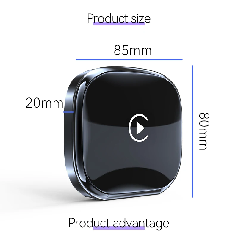 android 13 wireless carplay T5 2gb 32gb Carplay AI Box Universal Auto Mini Adapter Car Play Dongle for car