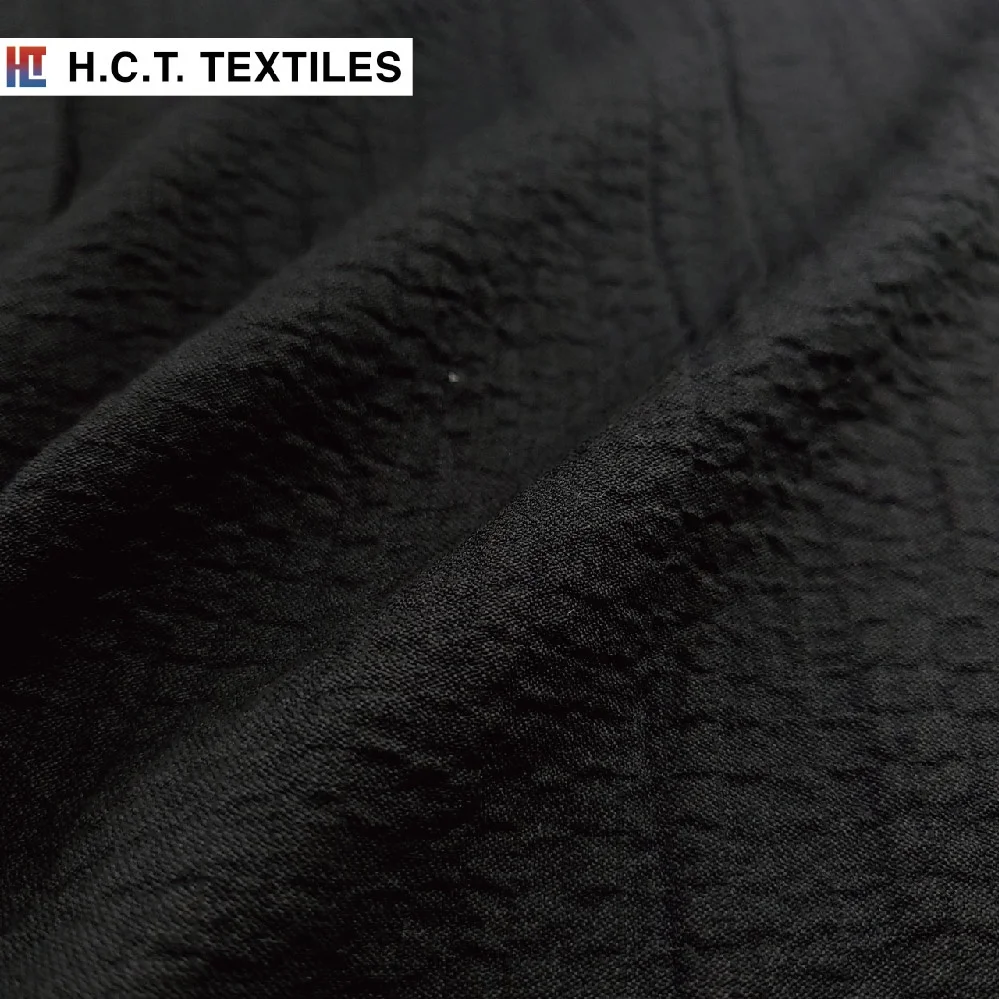Удобная ткань черный 185 г вискоза полиэстер спандекс тяжелая блейзер для брюк