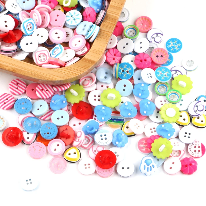 Different size design colorful custom shirt button plastic resin button