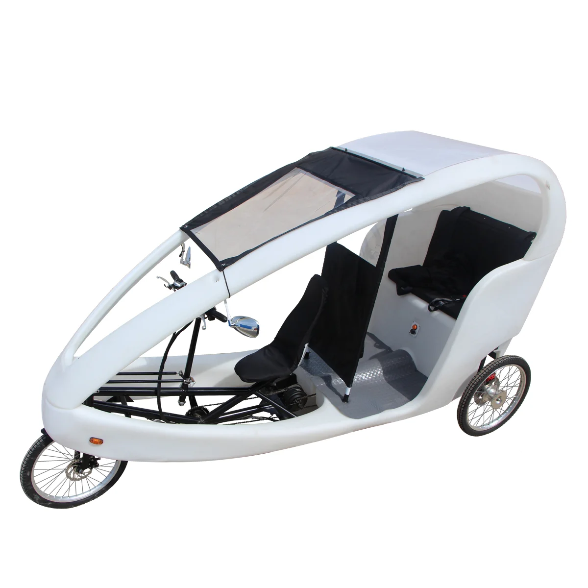 Factory Manufacture Cheap Electric Rickshaw Taxi Bike For Passenger, Outdoor Advertising Park Tour 1000watt Velotaxi