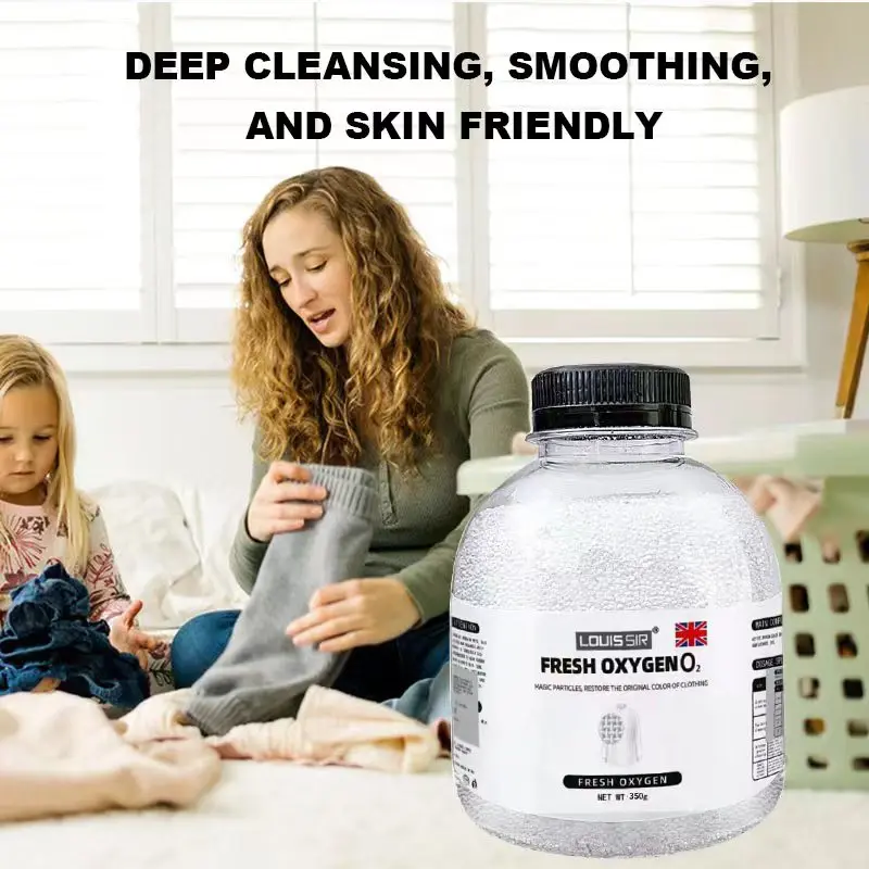 350g Household All-Purpose Detergent Powder Oxygen Bleach Stain Remover Washing Powder for Apparel
