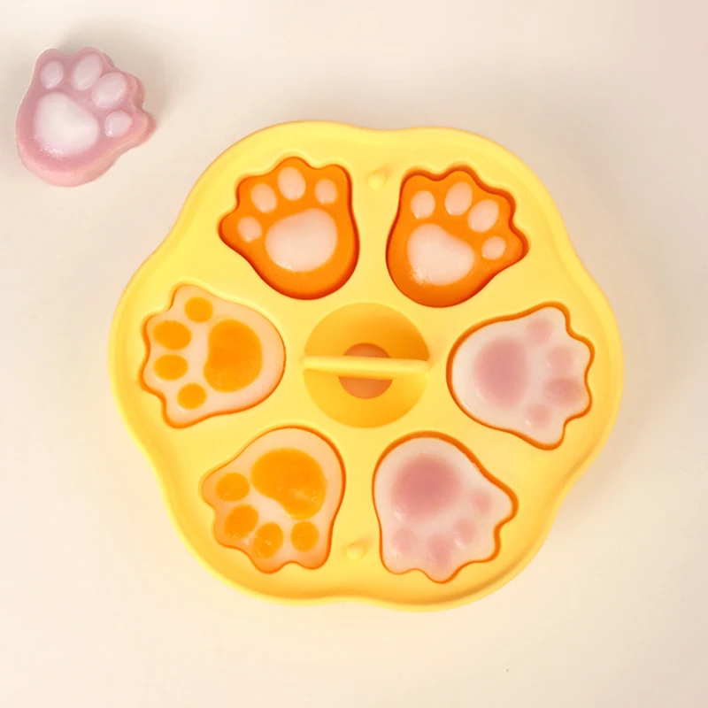 Custom Cute Cat Claw Silicone candy molds Multi functional mold Suitable for hard candy soft candy caramel chocolate ice cubes