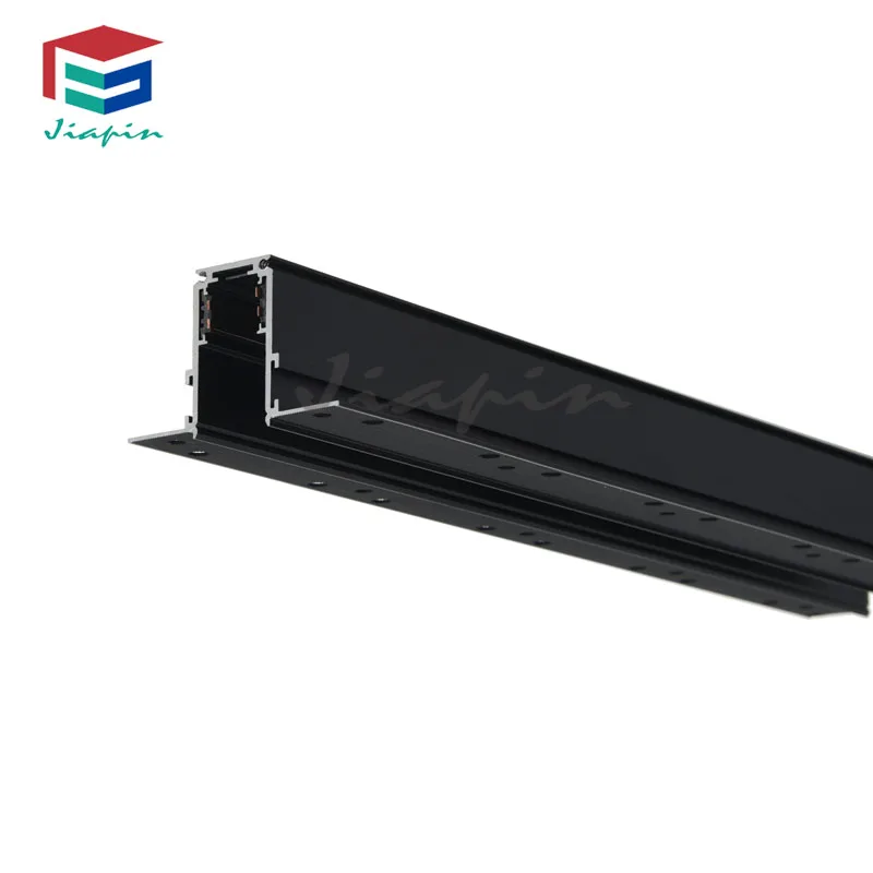 1M 2M 3M magnetic track light Frameless embedded wooden board  plaster 20mm magnetic track rail