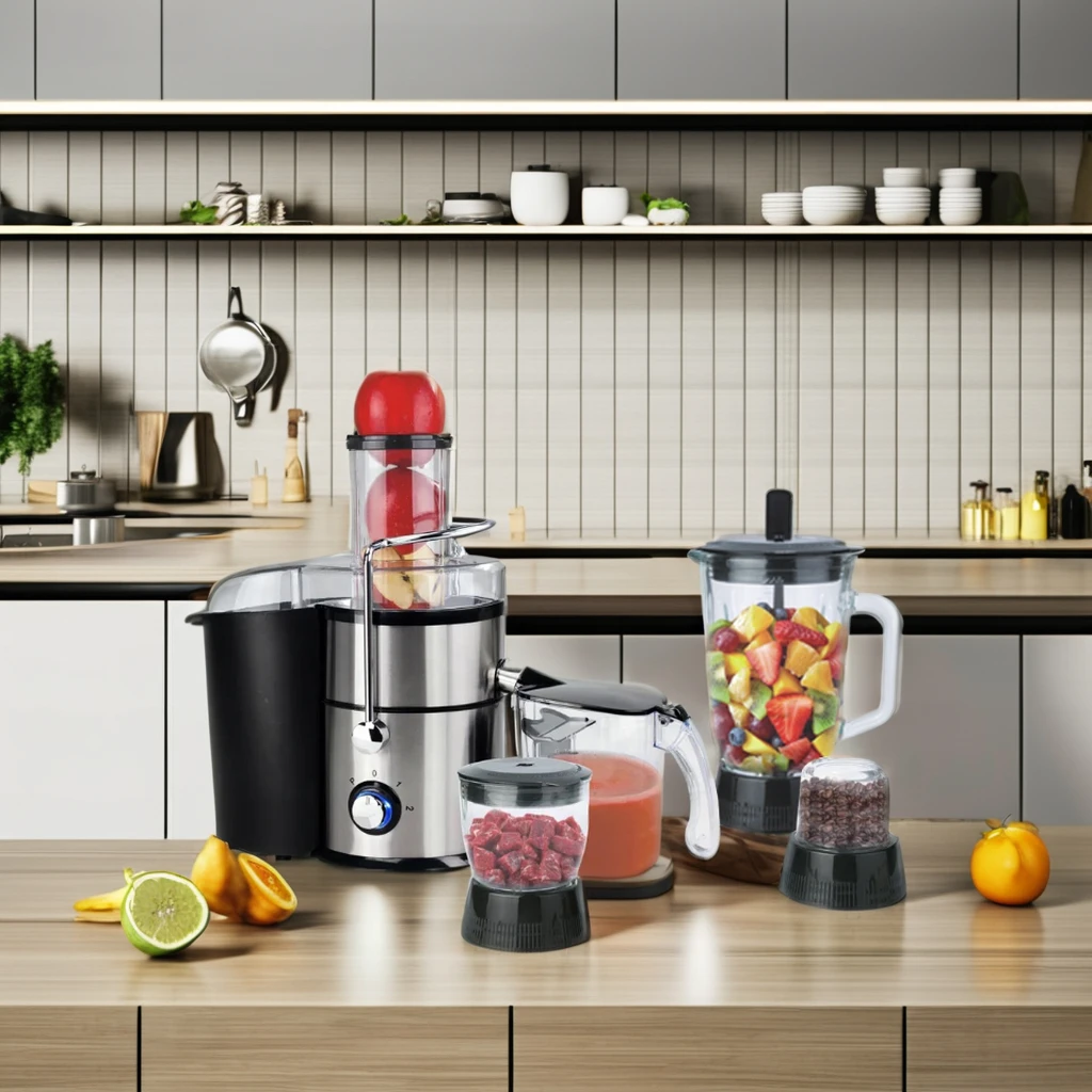Multifunction 4 in 1 Big Mouth Juicer Blender Fresh Commercial Fruit Juicer Machine Juicer Extractor OEM