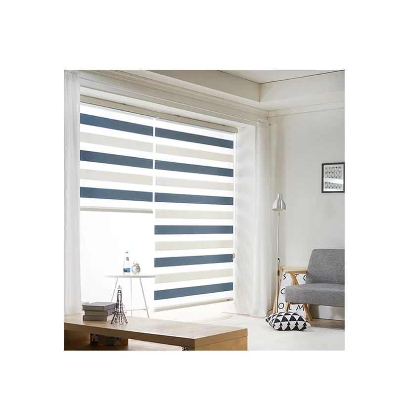 2022 Hot Sale Spring System Cordless Day And Night Rainbow Blind Zebra Blinds Factory price wholesale
