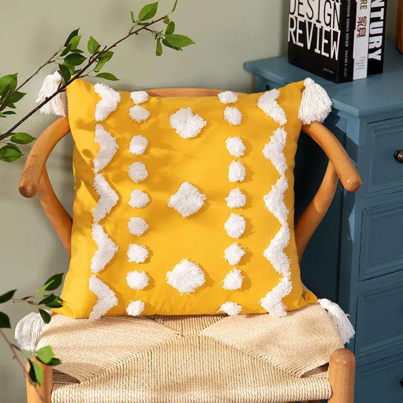 Innermor newest Handmade Crochet High Quality Decor Knit Cotton Luxury Moroccan Style Throw Pillow Case Cushion Covers