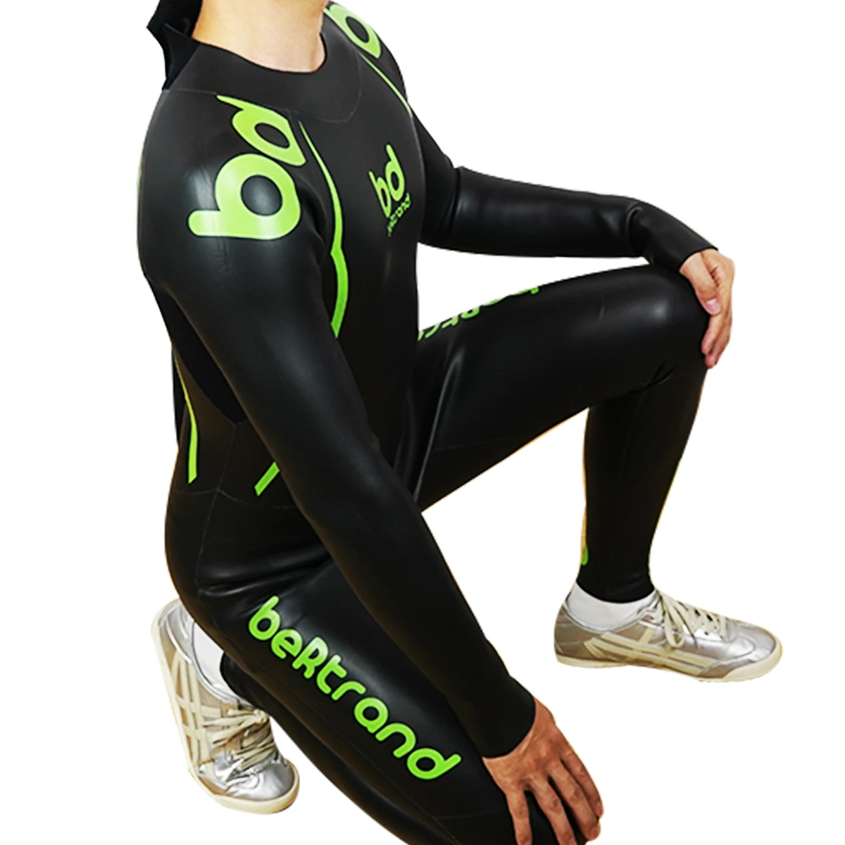 Wholesale 3/2mm  Full Sleeve Smooth skin Neoprene spearfishing wetsuit for Open Water Swimming wetsuits