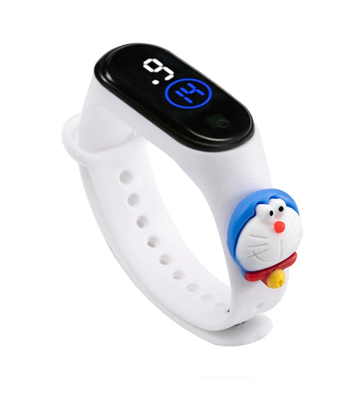 2023 New Motion Sports Watch For Women Electronic LED Digital Wristwatch Fashion Casual Simple Silicone Touch Waterproof Clock