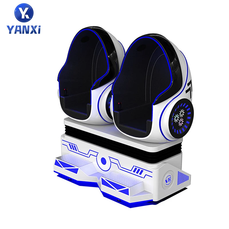 YANXI VR Cinema Movie Best Sales VART 2 Seats 9D VR Egg Chair Simul Simulator Cinema Kids VR Game Machine