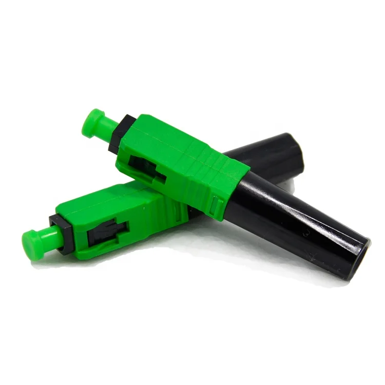 FTTH Optical Componentes Pasivos SC/APC Field Quick Assembly Mini Fast Connector