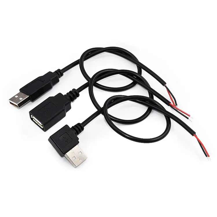 Шнур питания с USB-кабелем 2/4 ядер штекер/гнездо одноголовочный вентилятор фирменный удлинитель со светодиодной подсветкой кабель для передачи данных