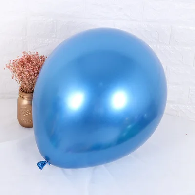 12 inch Metallic Latex Balloons Thick Pearly Metal Chrome Alloy Colors Photograph Wedding Party Decoration Balloons