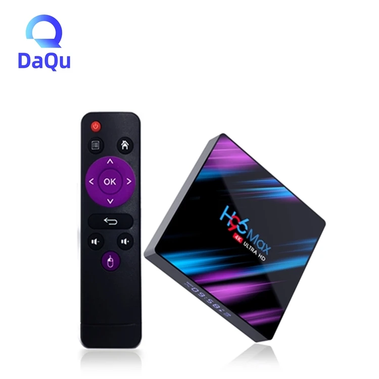 High Quality 4GB 32GB Dual Wifi BT4.0 4K Android TV Box H96 Max Rk3318 Android 9.0 Set Top Box In Stock Can OEM ODM Logo