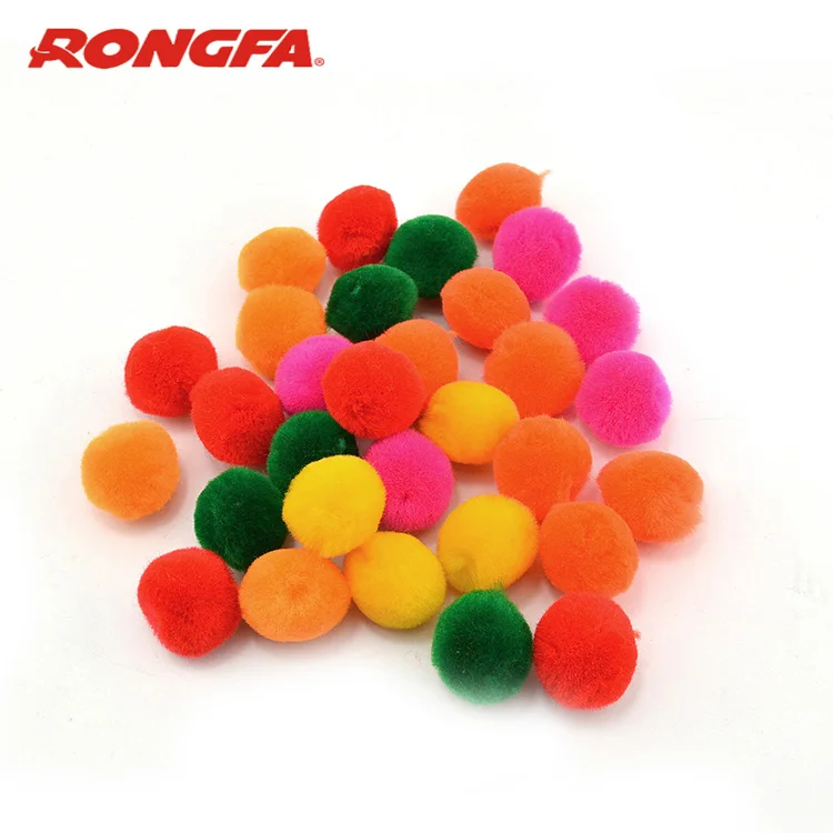 hot sell Pompom Kids DIY Soft Pompones Fluffy Plush Crafts Christmas 20mm Pom Poms Ball Furball Home Decor Sewing Supplies