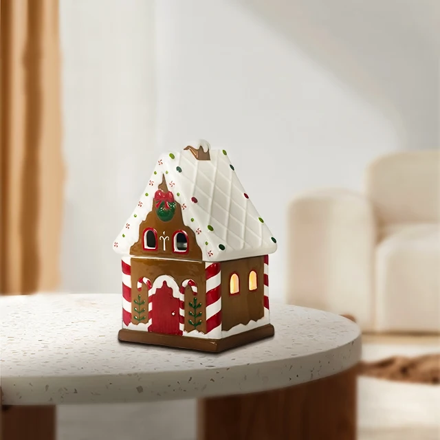 Christmas series Aromatherapy Wax Melting Lamp with Hardware Cover Fragrance Emitting Aroma Diffuser