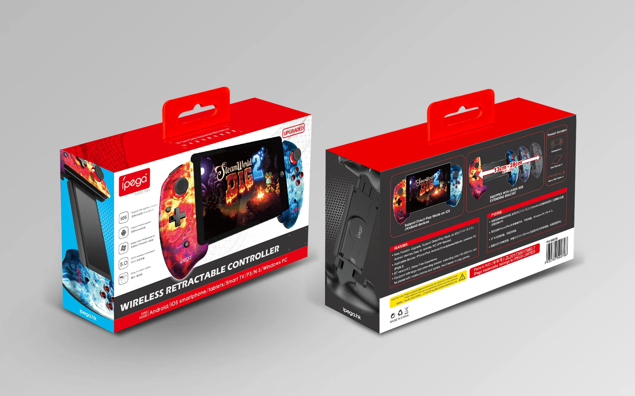 The latest wireless gamepad joystick is suitable for mobile phone retractable game controller Game trigger