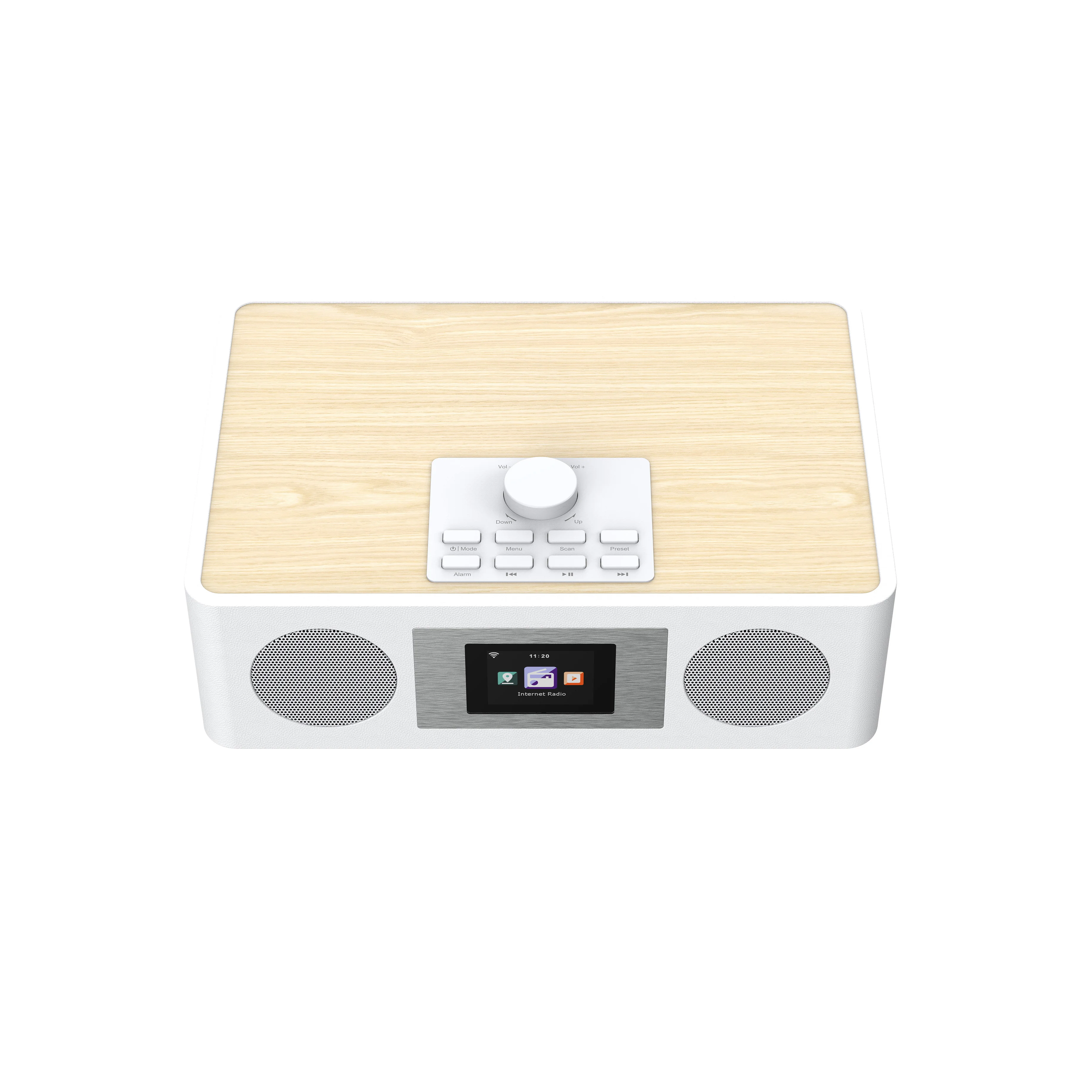 Internet radio Wifi with DAB FM BT and support TFT display radio projection alarm clock Remote control Speaker