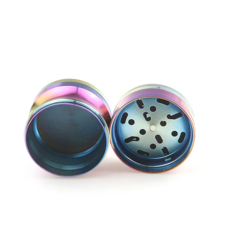 Cross-border new product with rainbow 63mm metal animal grinder  frog tobacco grinder animal grinder