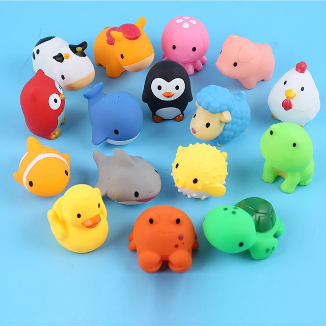 
Watergun Sea Animals Funny plastic Water Squirt Toys for Playing in the Bath From 6 months Storage Marine Water Squirter 
