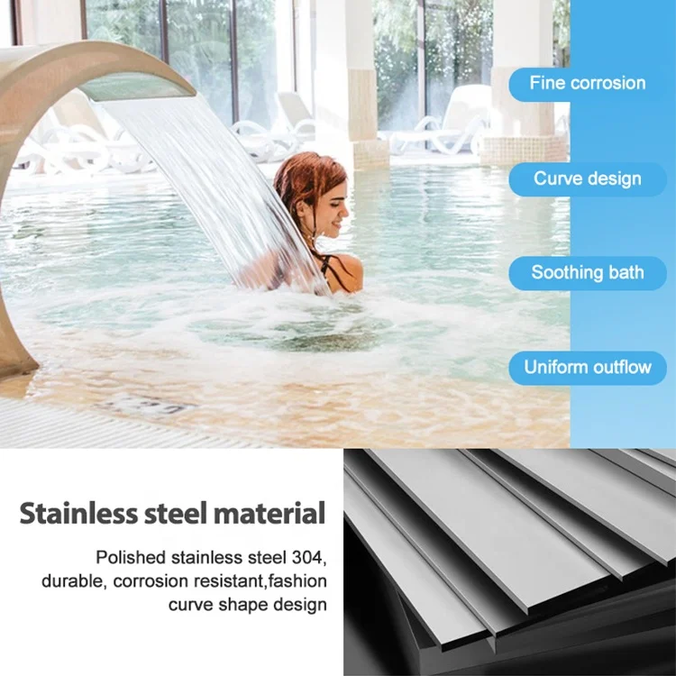 Bali Water Decoration Waterfall Stainless Steel Water Curtain