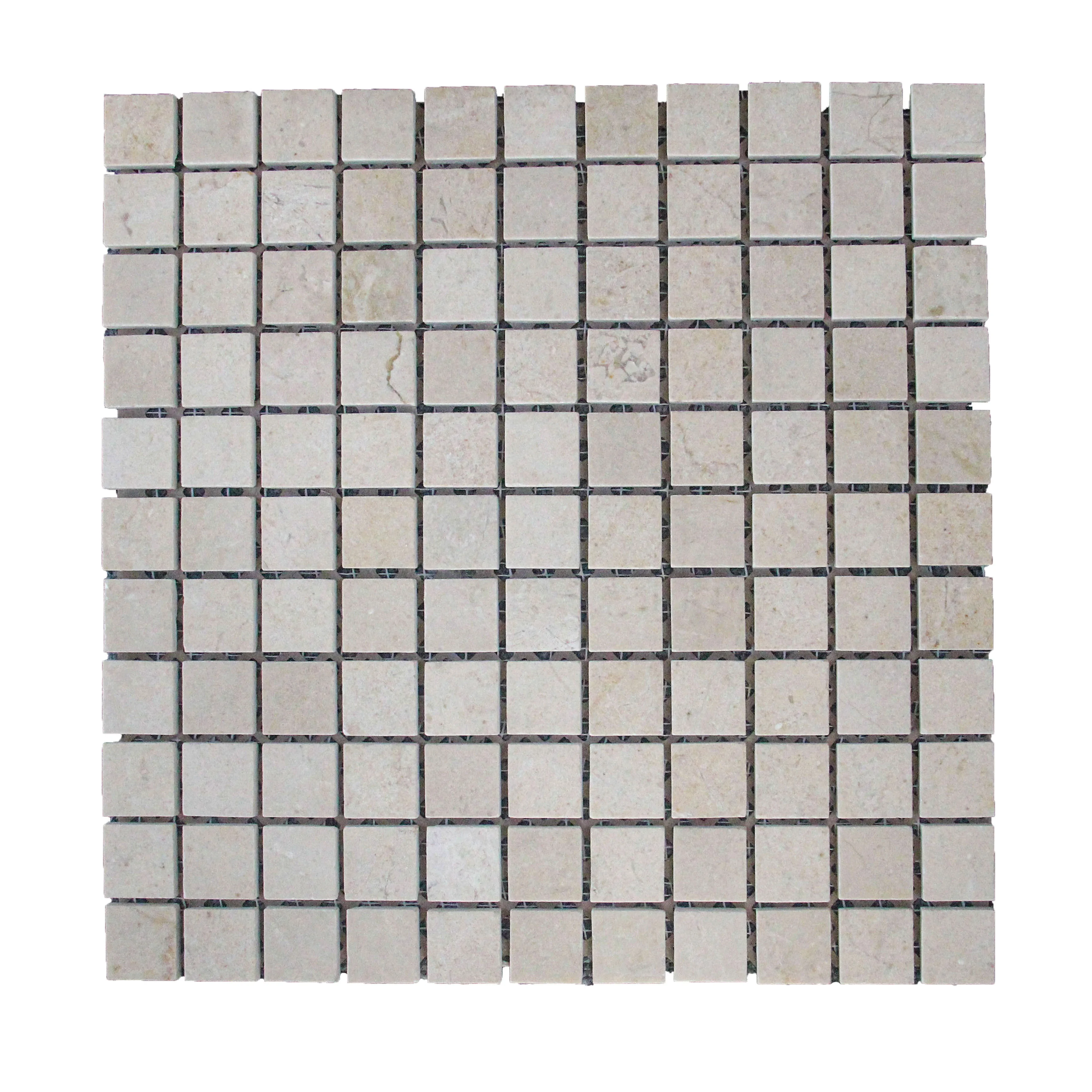 Cheap price waterproof marble floor tile square wooden mosaic tile