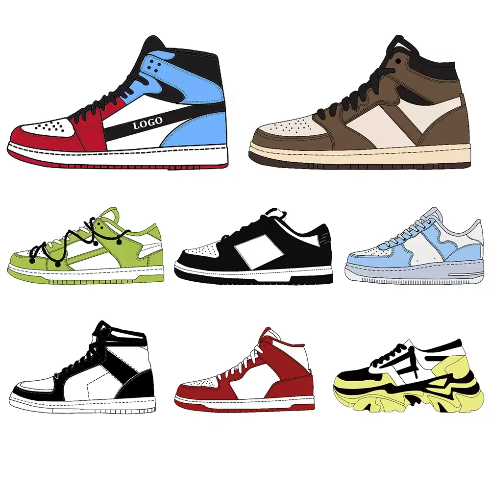 High Quality Red Thunder Sneakers 4 Basketball Style Shoes University Blue Men Sports Black Cats 1 BasketballShoes Casual