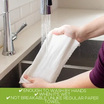 100% органическое бамбуковое полотенце, 20 рулонов, 100% бамбуковое волокно, Кухонное Дешевое полотенце для посуды