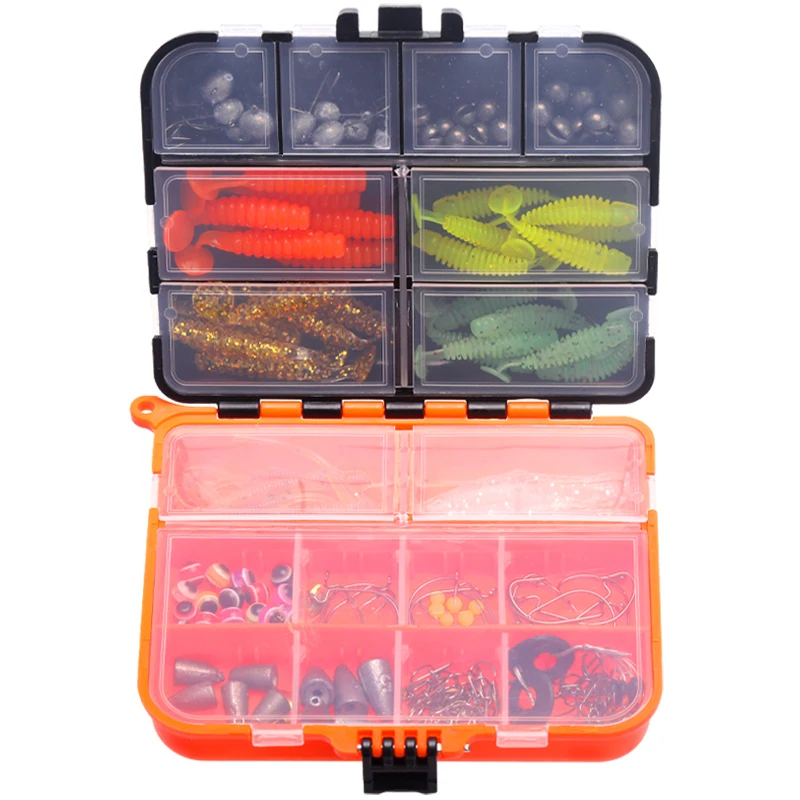 KEWOTE 205pcs fishing bait Lures fishing accessories For Saltwater And Freshwater Outdoor Fishing Kit