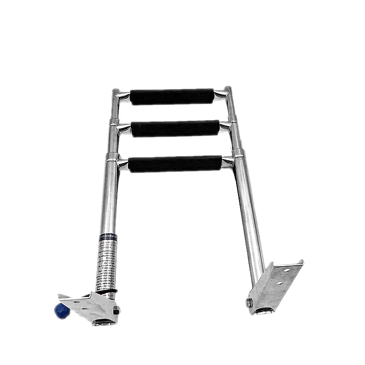 Marine Grape 304 Stainless Steel Folding Telescopic Boat Step Ladder Extension
