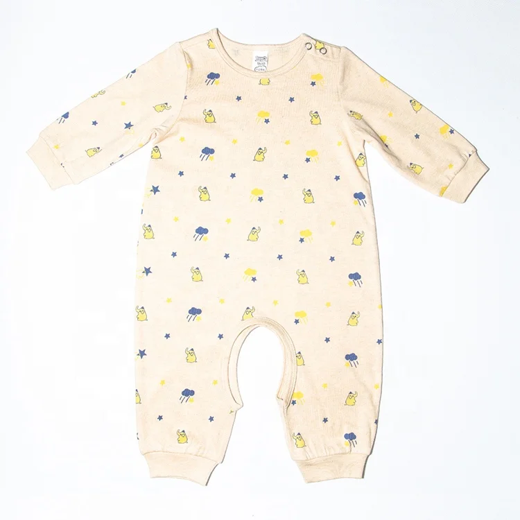 
Hot sales Cotton baby clothing set 3 pcs longsleeve romper hat and bibs new style for baby 