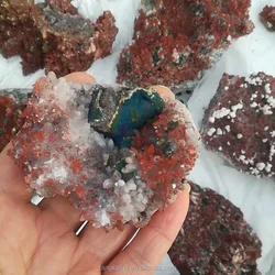 wholesale natural large rough raw red quartz crystal cluster rock stone specimens for collection