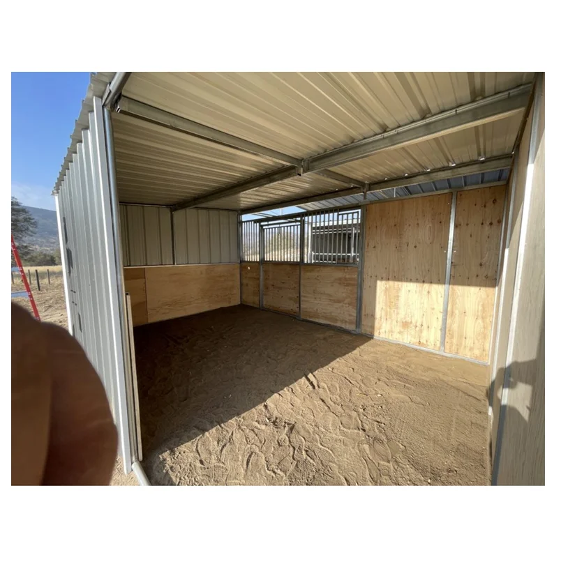 Конский сарай с размерами