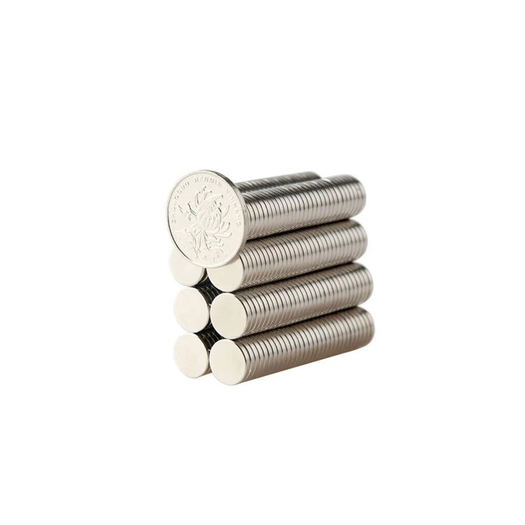 Hot sale china factory n35-n52 round neodymium magnet magnetic holder button magnet disc neodymium magnet for bag jewelry fridge