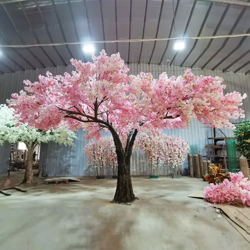 2022 japanese artificial indoor wedding party decoration fake cherry flower blossom arches tree