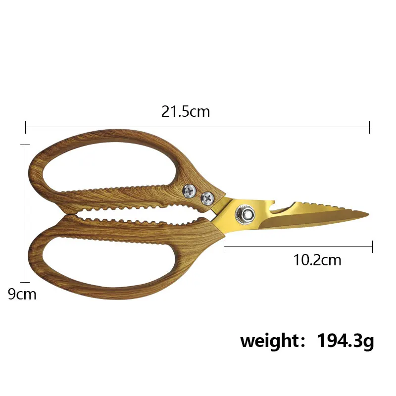 Stainless steel household kitchen SK6 Chicken bone scissors Bottle opener cut chicken feet plane fish scale walnut