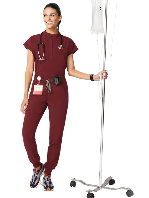 polyester / rayon / spandex fabric for scrubs , figs scrub fabric in stock, color custom order