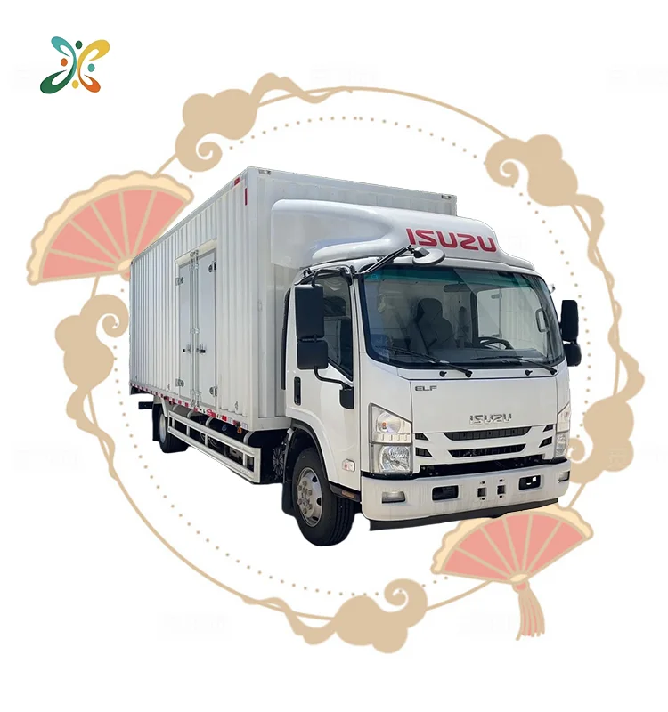 ISUZU Used Small Refrigerated Trucks Double Cabin  4X2 Rear Door For Refrigerated Truck Body LHD/RHD Refrigerator Truck