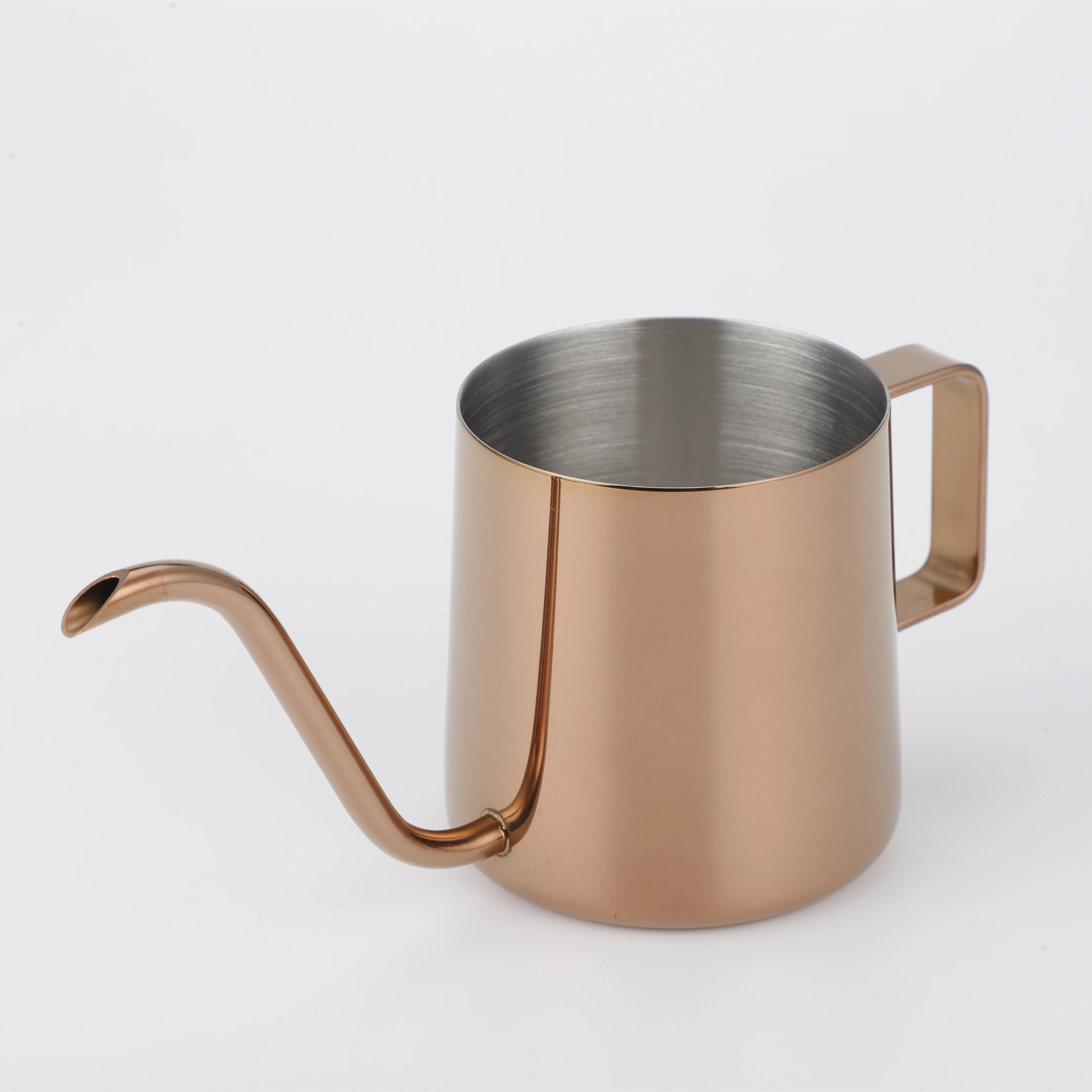 Hot selling hand milk jugs coffee drip kettle coffee kettle gooseneck stainless steel coffee pot