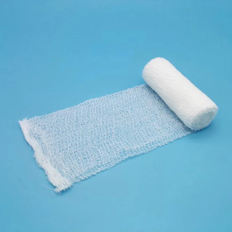 X Ray Detectable Paper Packed 36x100 Sterile Cotton Medical 4ply Absorbent Gauze Roll