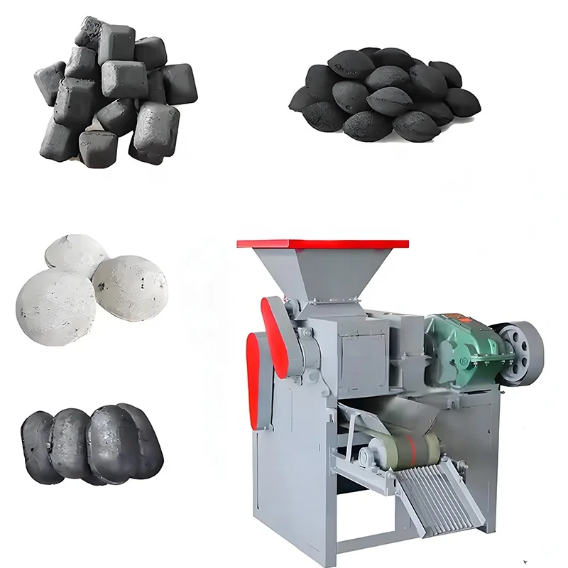 20 Years Experience wet dry ball pressing equipment egg pillow oval shape charcoal briquette press making machine