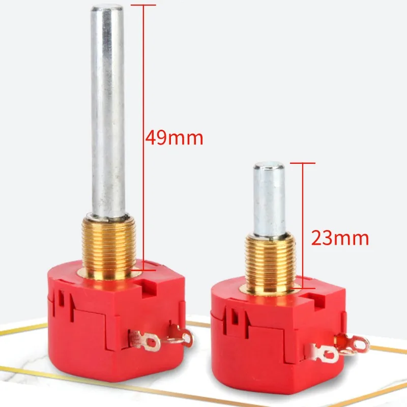 WX118 0.5W 10% single turn wirewound long shaft potentiometer 2.5k ohm