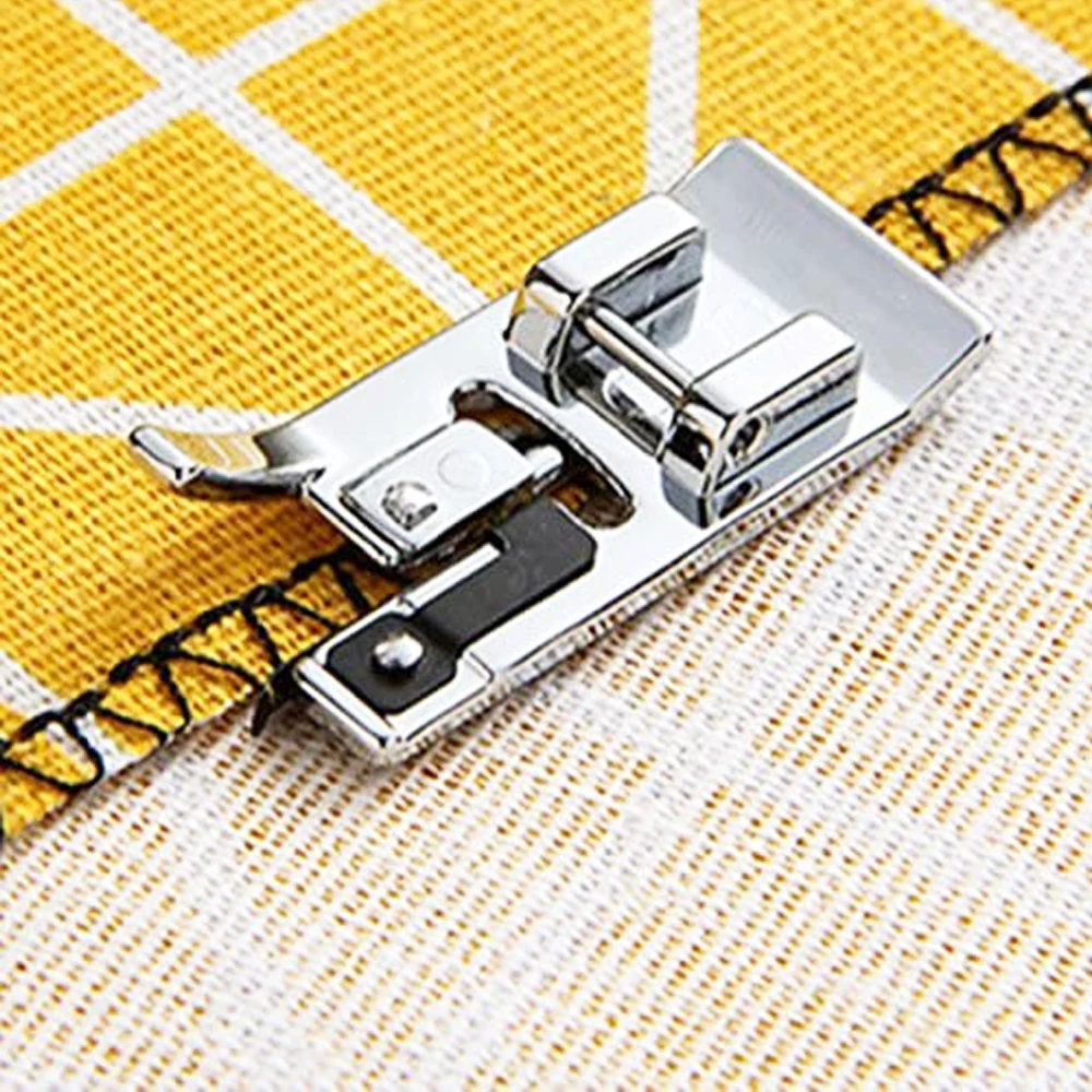 1Pc Snap On Overlock Overcast Presser Foot Fits All Low Shank for Singer Brother Domestic Sewing Machine Presser Foot