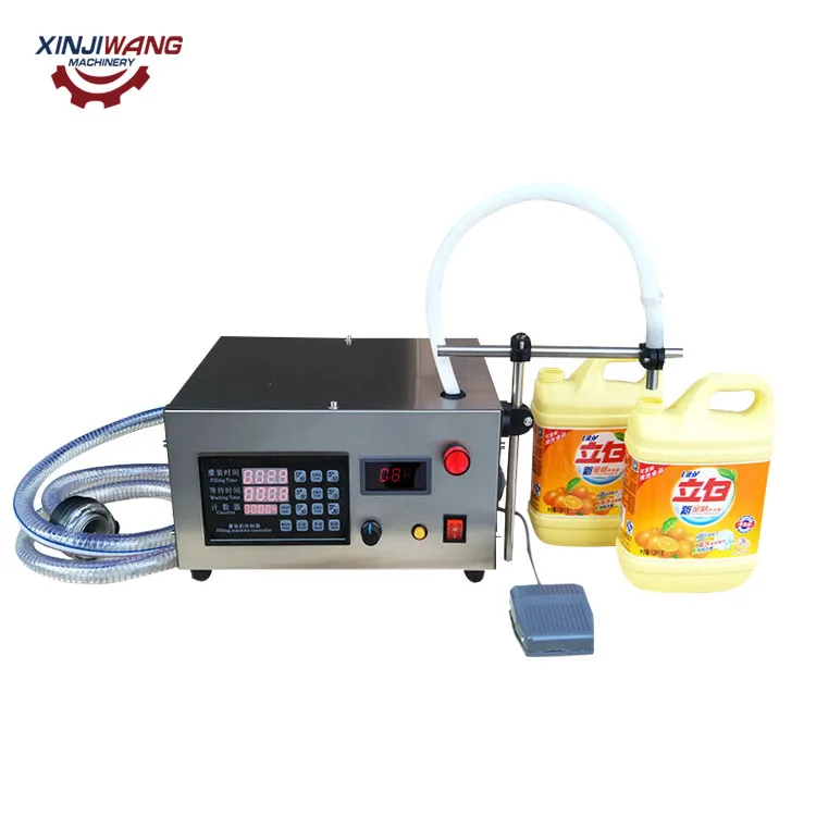 Table Top Portable Manual Small Digital Self Pump Vial Essential Oil Liquid Bottle Filling Machine