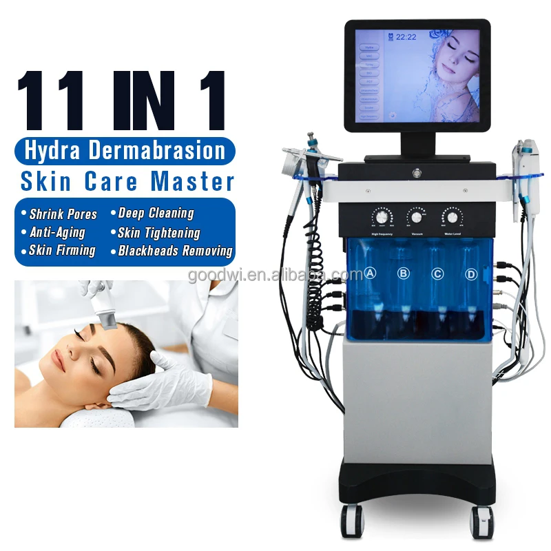 Beauty Salon Equipment Jet Peel Oxygen Injector Hydra Oxygen Facial Machine Diamond Dermabrasion Hydro Facial Machine